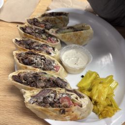 Beef and lamb shawarma Beef and lamb shawarma