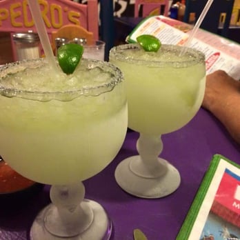Pedro's Mexican Food - House margaritas... Big as a house!  Refreshing and sweet, not strong. - Mexican Near Me - Clinton, Oklahoma