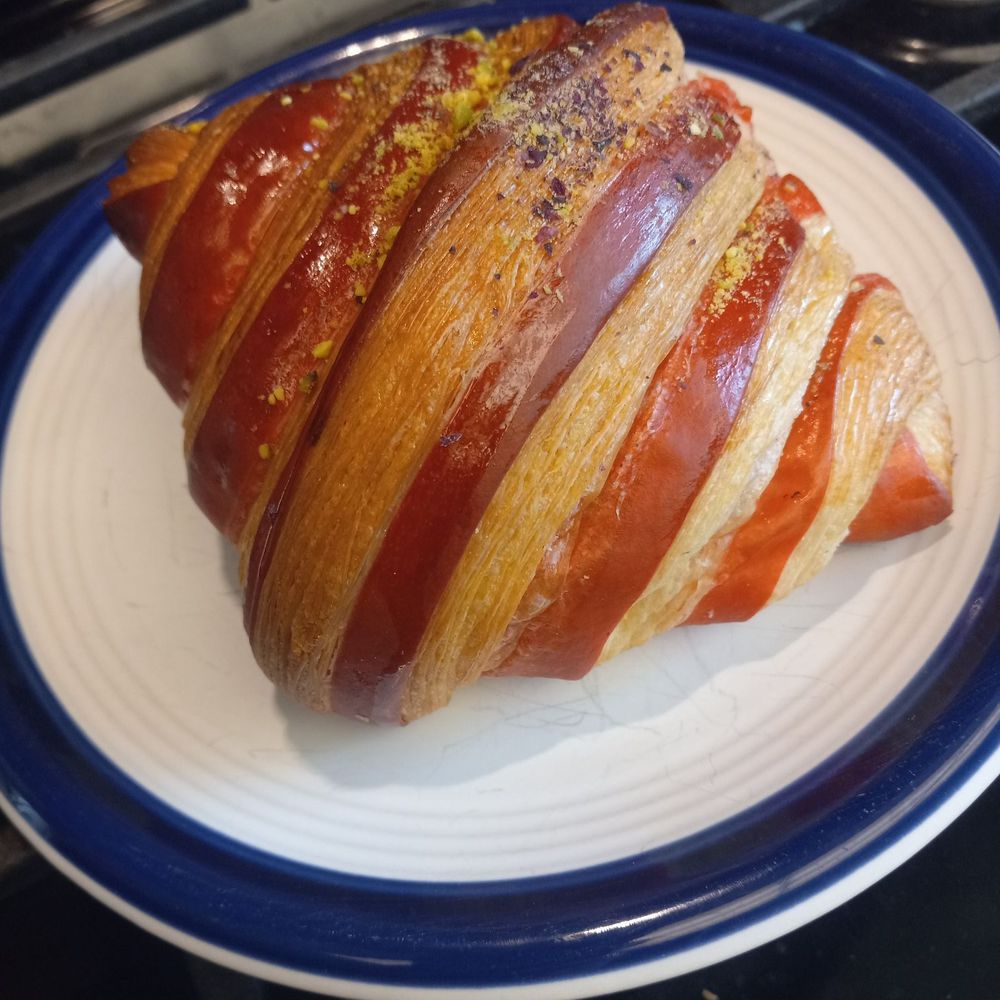 Slow Bloom Coffee - Pistachio Rose Croissant! - Coffee & Tea Near Me - Redlands, California Slow Bloom Coffee - Pistachio Rose Croissant! - Coffee & Tea Near Me - Redlands, California