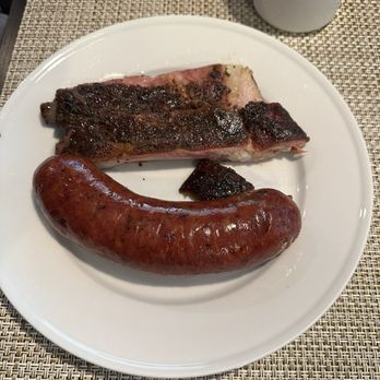 Interstellar BBQ - Ribs and the biggest sausage I've ever seen. Over a half pound for one! - Barbeque Near Me - Austin, Texas Interstellar BBQ - Ribs and the biggest sausage I've ever seen. Over a half pound for one! - Barbeque Near Me - Austin, Texas