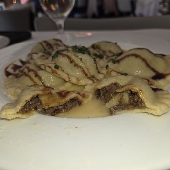 Marseille - Ravioli filled with Mushroom&Ricotta, with truffle butter - French Near Me - New York, New York