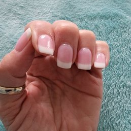 I love French nails.  No tips, just dip.