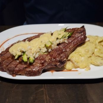Up Cellar - Bone in ribeye Oscar style. - Wine Bars Near Me - Bargersville, Indiana Up Cellar - Bone in ribeye Oscar style. - Wine Bars Near Me - Bargersville, Indiana