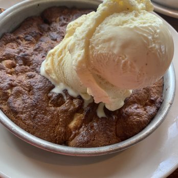BJ's Restaurant & Brewhouse - macadamia nut cookie, kind of burnt - New American Near Me - Avon, Indiana