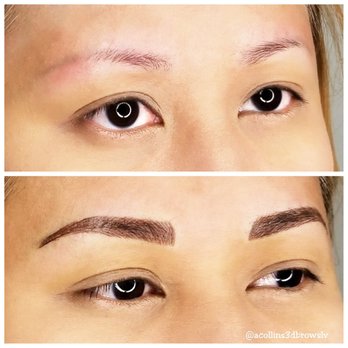 A Collins 3D Brows - My before and after photo says it all! - Permanent Makeup Near Me - Henderson, Nevada A Collins 3D Brows - My before and after photo says it all! - Permanent Makeup Near Me - Henderson, Nevada