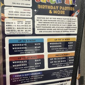 Catch Air - Prices 1.18.25 - Indoor Playcenter Near Me - Austin, Texas
