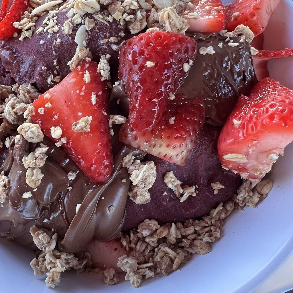 Sami's Marco Island - Acai bowl with choice of 3: Nutella, granola and strawberries - Pizza Near Me - Marco Island, Florida Sami's Marco Island - Acai bowl with choice of 3: Nutella, granola and strawberries - Pizza Near Me - Marco Island, Florida