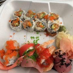Buccaneer roll and super rainbow roll Buccaneer roll and super rainbow roll