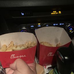 My orders of fries that were barely filled My orders of fries that were barely filled