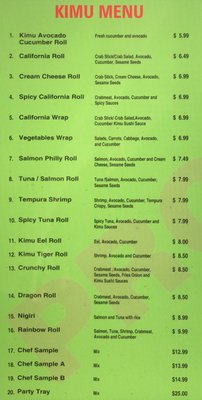 Menu photo 3 Kimu Sushi Grapevine, TX