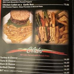 Calabria Pizza & Italian Grill - Menu