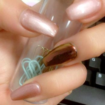 Julie's Nails - Chrome nails I love this . Not a lot of salons have this available I'm so happy with how it turned out . - Nail Salons Near Me - Pinole, California Julie's Nails - Chrome nails I love this . Not a lot of salons have this available I'm so happy with how it turned out . - Nail Salons Near Me - Pinole, California