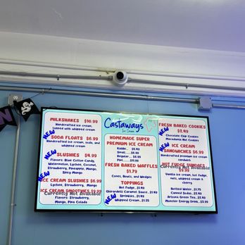Castaways Ice Cream - Menu - Ice Cream & Frozen Yogurt Near Me - Honolulu, Hawaii Castaways Ice Cream - Menu - Ice Cream & Frozen Yogurt Near Me - Honolulu, Hawaii
