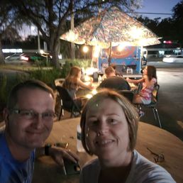 It's a beautiful evening to sit and have some tacos!