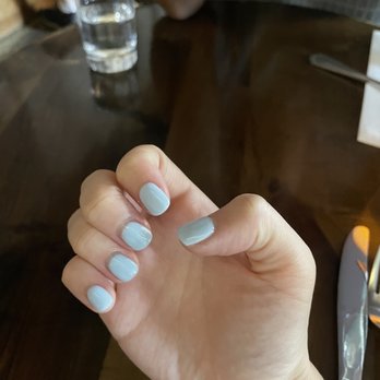 Spoiled Diva Nail Bar - Dip powder manicure after being fixed by the salon - Nail Salons Near Me - New York, New York Spoiled Diva Nail Bar - Dip powder manicure after being fixed by the salon - Nail Salons Near Me - New York, New York