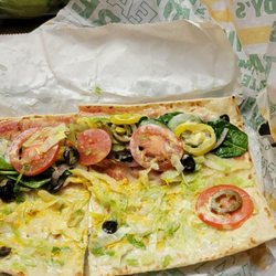 Subway - What a joke, stay away, don't eat here. They'd rather rip you off the gain a loyal customer.