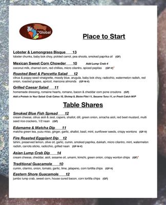 Menu photo 7 14 Global Bethany Beach, DE