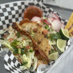 Shrimp taco plate