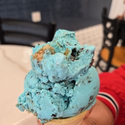White Cottage - Cookie monster on a cone