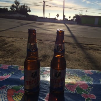 Mariscos la Alegria - Tecate light - Seafood Near Me - Rosarito, BCN