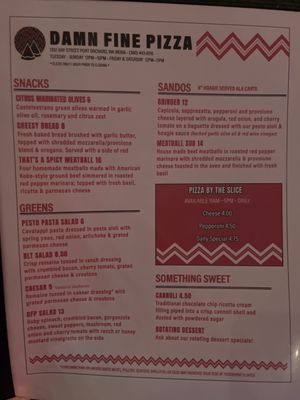 Menu photo 2 Damn Fine Pizza Port Orchard, WA Menu photo 2 Damn Fine Pizza Port Orchard, WA