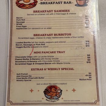 Reed’s Breakfast Bar - Breakfast menu - Breakfast & Brunch Near Me - New Hope, Pennsylvania Reed’s Breakfast Bar - Breakfast menu - Breakfast & Brunch Near Me - New Hope, Pennsylvania