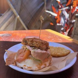 Biscuit breakfast sandwich Biscuit breakfast sandwich