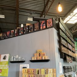 Black Horizon Brewing Company - Decor at bar and taps in taproom.