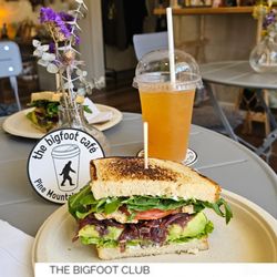 The Bigfoot Café - This is the Bigfoot Club sandwich. First thought after taking my first bite was, "Wow, this is fresh." Then I said, "This is delicious."
