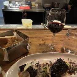 Bistro D - Boudin noir maison beurre de pommes et celeri rave ("black pudding").