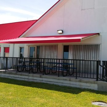 Awning Stars - Awning Stars caters to commercial applications as well. Here is a nice retractable awning for Coast Guard Lake Worth Inlet. - Awnings Near Me - Royal Palm Beach, Florida