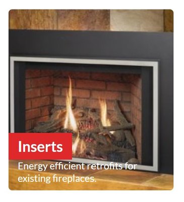 Inserts - Energy efficient retrofits for existing fireplaces