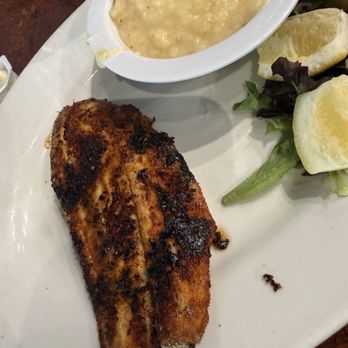 KP’s - Blackened red fish and cheese grits - Salad Near Me - Fernandina Beach, Florida KP’s - Blackened red fish and cheese grits - Salad Near Me - Fernandina Beach, Florida