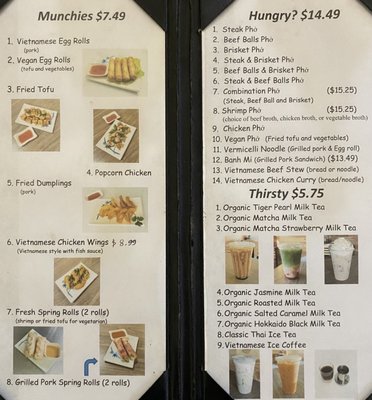 Menu photo 3 Pho 4 U Atascadero, CA