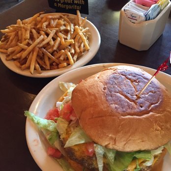 Mozie’s - Char-King burger with fries. - American Near Me - New Braunfels, Texas Mozie’s - Char-King burger with fries. - American Near Me - New Braunfels, Texas