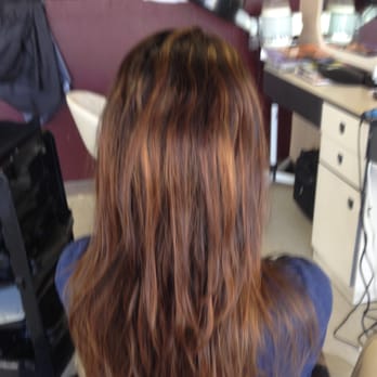 Magic Touch Salon - My pre orange/brassy mess. Was supposed to be an ombre balayage, the previous stylist promised me absolutely no brass... - Hair Salons Near Me - San Leandro, California