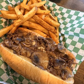 Philly Flats - Original Philly Cheese Steak with peppers and onions. - Chicken Wings Near Me - Katy, Texas