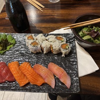 Taberu Sushi - Lunch set with salad - Japanese Near Me - Santa Ana, California