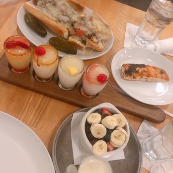 Katz's - 8. Philadelphia Cheese Steak Sandwich, Fruit Salad, grill salmon, margarita flights - Delis Near Me - Houston, Texas