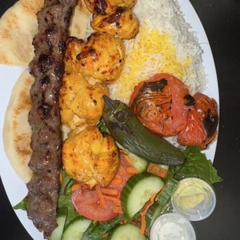 Garden Grill House - Beef and chicken combo plate - Delis Near Me - San Diego, California