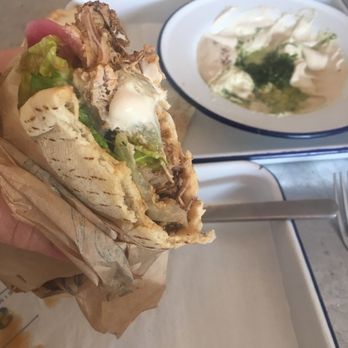 Aplos - Chicken shawarma wrap and Hummus app - Mediterranean Near Me - Jackson, Mississippi