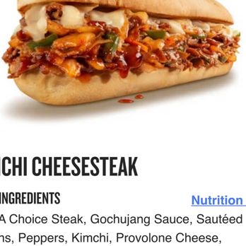 Charleys Cheesesteaks - Kimchi cheesesteak - Sandwiches Near Me - Wesley Chapel, Florida