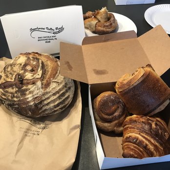 Brandywine Valley Bread - Olive loaf, morning bun, croissant, and pain au chocolat. - Bakeries Near Me - Downingtown, Pennsylvania