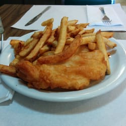 Clarkson Fish & Chips - Halibut and chips - $12.50 ~looks delicious!