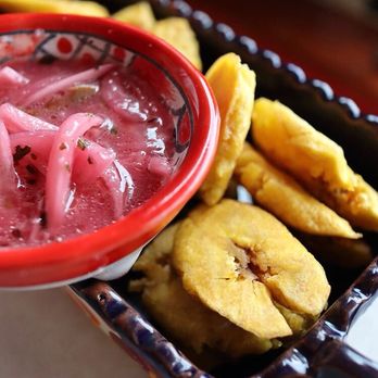 Mesa Maya - Tostones and home made garlic sauce - Mexican Near Me - Yonkers, New York