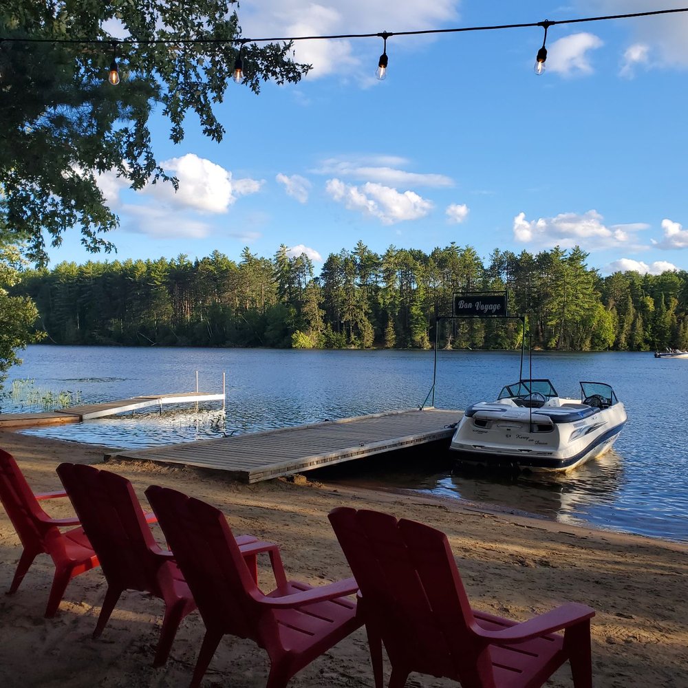 The Bent Anchor Bar and Restaurant - The view from our table. - Barbeque Near Me - Combermere, Ontario