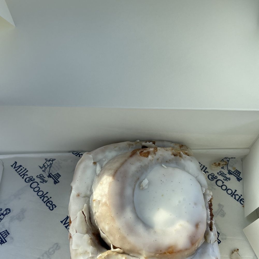 Tinys Milk & Cookies - Cinnamon roll - Coffee & Tea Near Me - Houston, Texas Tinys Milk & Cookies - Cinnamon roll - Coffee & Tea Near Me - Houston, Texas