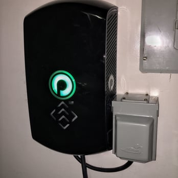 Switched Electric - Plugless charging system install for my Nissan Leaf, very neat mount and wiring, working great. - Electricians Near Me - Monterey, California Switched Electric - Plugless charging system install for my Nissan Leaf, very neat mount and wiring, working great. - Electricians Near Me - Monterey, California