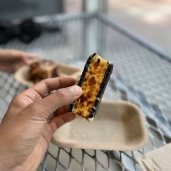 Mister - The brûlée in the oreo ice cream sandwich was great. Watched them brûlée in front of me