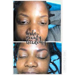 Ashe Beauty Academy - Student Kristine did a wonderful job microblading her model